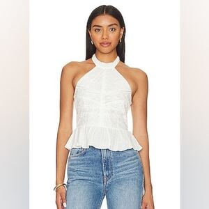 Heartloom Doria Eyelet Lace Halter Top